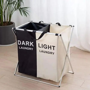 2024 vente chaude Colada 3 pièces Oxford tissu sac à linge étanche pliable <span class=keywords><strong>Landry</strong></span> panier panier à linge 3 compartiments - Product Image 5