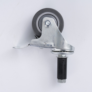 Universelle Industrielle Lenkrollen aus Polyurethan (PU) mit 3, 4, 5 Zoll Durchmesser, Mittelschwere Handgeschobene Steckplatten-Räder für Fahrzeuge - Product Image 5