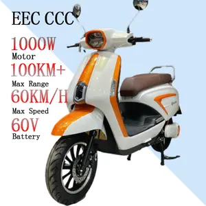 Hot Selling Long Range Bike Dual Motor Electric Motorcycle 1500w Ckd Scuter Moto Mobility Electrica Scooter Powerful Adult Moped