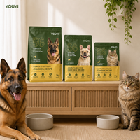 YOUYI Sachet Doypack pour aliments pour chiens, anti-perforation, refermable avec fermeture éclair, logo personnalisé, anti-perforation