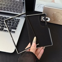 Coque rigide pliable AG Frost Matte avec protection intégrale anti-huile et charnière pour tous les Samsung Galaxy Z Fold 8 7 6