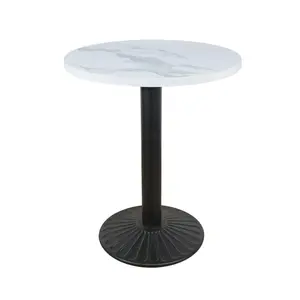 제조 실내 가정 가구 대중음식점 테이블 현대 백색 둥근 식탁
