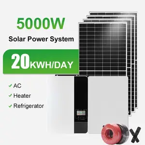 5kw 10kw 4500 एक सौर ऊर्जा प्रणाली में सभी एक सौर ऊर्जा प्रणाली में 5kw
