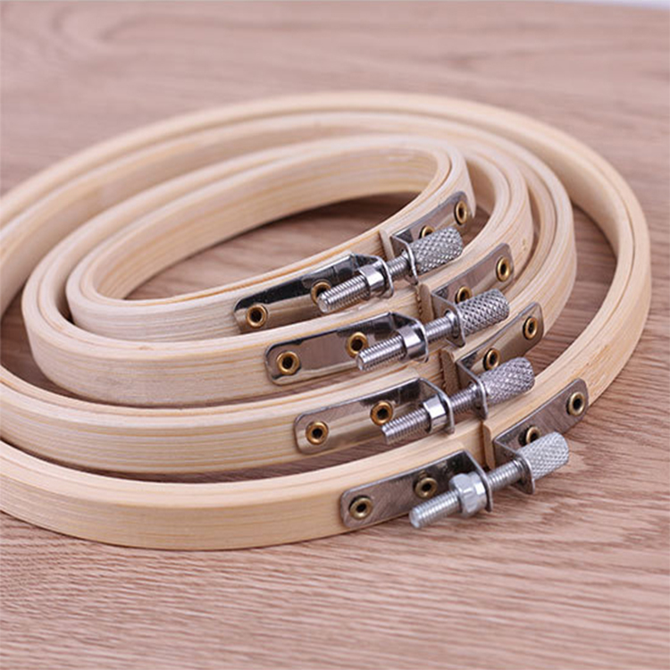 Оптовая продажа DIY ручная вышивка крестиком аксессуары рамка круглая бамбуковая обруч