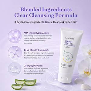 <span class=keywords><strong>Limpiador</strong></span> Facial con Fórmula de Limpieza Suave, BHA AHA, Hidratación Profunda, Blanqueador e Iluminador - Product Image 4
