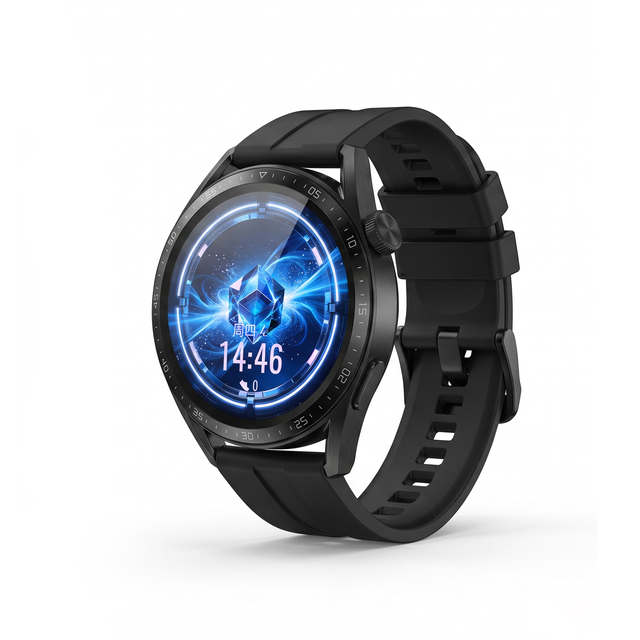 Original HW Smartwatch B5-536(GT3), AMOLED Display, NFC, GPS Sports Fitness Watches, 5AT Waterproof, BT phone Call Smart Watch