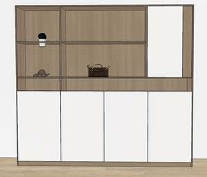 Nouvelle arrivée, armoire de chambre à coucher moderne et dressing, armoire en bois pliable sur mesure, design de créateur - Product Image 3