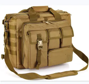 BSCI الساخن بيع مخصص 15.6 بوصة الرجال حقيبة ساعي التكتيكية حقيبة حقيبة لابتوب حقيبة