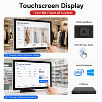 Monitor POS con Pantalla Táctil Capacitiva KEINONE de 21.5 Pulgadas, Sistema Operativo Android OEM, Soporte de Pared para Uso en Comercios, Restaurantes y Hoteles