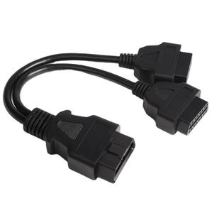 OBD16-poliges Verlängerung kabel Zweiwege-Konvertierungs kabel Geeignet für 2 OBD-Geräte Großhandel OBD2-Kabelbaum für Auto computer - Product Image 2