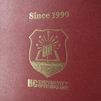 Cubierta de Certificado de graduación de cuero de grano Soporte de diploma de grado personalizado A4 con logotipo personalizado