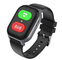 Jam Tangan Pintar GPS CT31 untuk Lansia, Laris Manis, dengan SIM 4G, Panggilan Video, Pelacak Tidur, SOS, Pesan Suara, Pengingat Kesehatan, untuk Manula