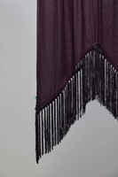 Vela Schal Neuestes Kopftuch Bambus-Jersey Hijab Quasten-Schal Weicher Rutschfester Blickdichter Premium-Jersey-Hijab mit Fransen