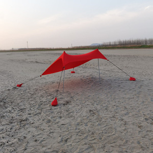 Factory Direct Supply Upgrade Portable Windproof Silicone Treating Stretch Beach Sun Shade Beach <b>Tent</b> - Product Image 4
