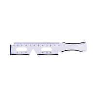 Hot Sale Optical Pupil Ruler Optometry PD Ruler PR020 Plastic Eye Measuring Tool for Optometrist Ophthalmic Equipment