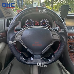 <span class=keywords><strong>Volante</strong></span> de Fibra de Carbono Hydro-Dip en Stock en EE. UU. para Infiniti G37 G37x G35 G25 2007-2013 Línea Negra También Compatible con G35 2007-2008 - Product Image 6