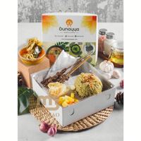 Boîte à repas personnalisée avec logo pour restaurant d'Asie du Sud-Est, pour plats à emporter Nasi Lemak, Riz Tumpeng, Goreng Kandar, Padang, Uduk