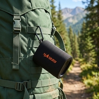 Enceinte portable sans fil étanche IPX5 avec lumières LED RGB, Bluetooth 6.0, appairage TWS, puissance de sortie 5W, longue autonomie, idéale pour les fêtes