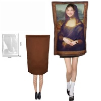 Combinaison de cosplay amusante pour homme, avec cadre photo fantaisie, en éponge composite, pour Halloween et soirées à thème