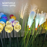Lampe LED en forme de fleur de soie, alimentée par courant continu, pour la décoration de scènes de mariage et de paysages