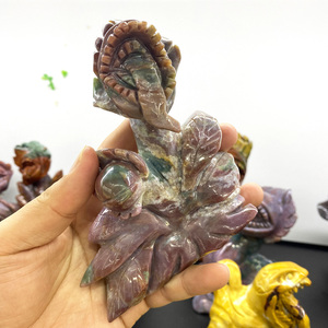 Ventas calientes Natural Ocean Jasper Corpse Flower Tallado a mano Tallado en cristal Tallado para regalos artesanales de cristal - Product Image 5