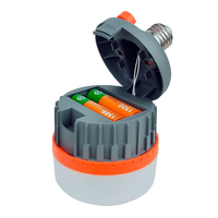 Nouveau Design Pliable Lanterne Ampoule E27 USB Batterie De Charge Portable Matière Première Rechargeable D'urgence Camping Led Ampoules Lumières