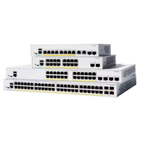 Switch PoE+ Administrado C1200-24FP-4X, 24 Puertos Gigabit RJ45, 375W PoE, 4*10G SFP+ Uplink, para Despliegue de Red de Acceso LAN en Oficinas de Pequeñas y Medianas Empresas