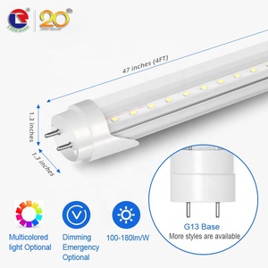 Lámpara <span class=keywords><strong>de</strong></span> Tubo LED T8, Reemplazo <span class=keywords><strong>de</strong></span> <span class=keywords><strong>Fluorescente</strong></span> <span class=keywords><strong>de</strong></span> 1200 mm, SMD2835 G13, 4 pies, Uso en Oficina, Alta Eficiencia, Aleación <span class=keywords><strong>de</strong></span> Aluminio, Garantía <span class=keywords><strong>de</strong></span> 3 Años - Product Image 4