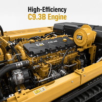 Excavatrice sur chenilles CAT 336 d'occasion de qualité industrielle, 36 tonnes, avec kits de joints neufs, norme d'émission Euro II