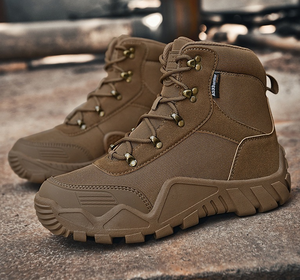 DFA34 AS33 39-47 <b>Hiking</b> Ankle <b>Boots</b> Black Brown Khaki Camouflage Customized Looking for Distributor Coffee Brown Black Khaki - Product Image 5
