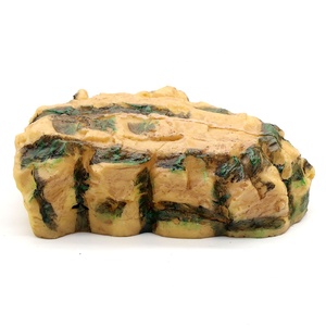 Commercio all'ingrosso rettile Cave Resin Rock Hide Habitat decorazione dell'acquario per piccoli animali rettile anfibio terrario - Product Image 3