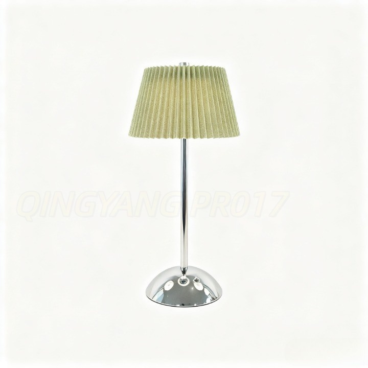 Gold & Chrome  - Linen green