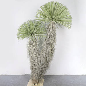 Plante artificielle en pot, décoration paysagère, plante verte décorative, type 'Straw Man Dragon Blood Tree', en matière souple - Product Image 4
