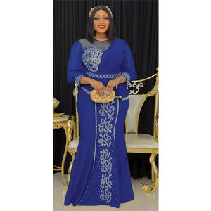 H & D-<span class=keywords><strong>Haut</strong></span> africain <span class=keywords><strong>et</strong></span> <span class=keywords><strong>jupe</strong></span> grande taille pour femme, ensemble 2 pièces, tenues d'été pour robe de mariée - Product Image 4