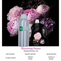 Huile de parfum synthétique concentrée à la pivoine en pleine floraison, arôme industriel, rehausseur de parfum longue durée, flacon en plastique