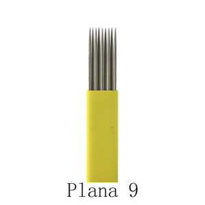 Microblading Shading Blade Tattoo <span class=keywords><strong>Aguja</strong></span> en forma <span class=keywords><strong>de</strong></span> U DOBLE FILA Microblading <span class=keywords><strong>Aguja</strong></span> para 3D Fog Eyebrow & Lip Tattoo - Product Image 3