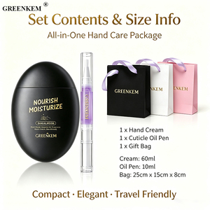 Kit de <span class=keywords><strong>soin</strong></span> des mains pour salon de manucure, crème pour les mains en forme d'œuf, stylo à <span class=keywords><strong>huile</strong></span> pour cuticules, coffret cadeau pour salon, logo personnalisé, coffret cadeau de luxe pour nail art - Product Image 6