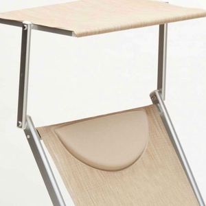 Chaise longue de plage en aluminium, chaise longue professionnelle pour bronzer, Italia - Product Image 2