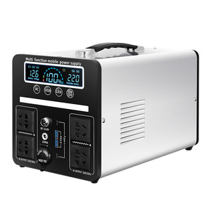 Convertisseur de courant mobile extérieur 220V 1500W Onde sinusoïdale pure Batterie au lithium pour le camping en autonomie Utilisation en cas d'urgence - Product Image 1