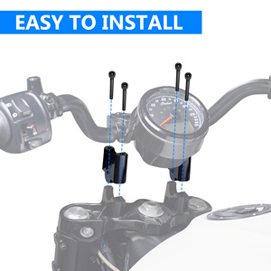 Xe máy nhôm 2 "tăng tay lái Riser Kit cho Ấn Độ trinh sát/<span class=keywords><strong>Bobber</strong></span>/sáu mươi 2015 2025 mô hình xử lý thanh phụ kiện - Product Image 2