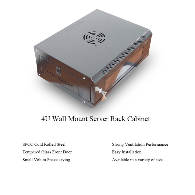 Factory Direct Wall Mounted Network Rack Cabinet 4u