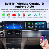 Autoradio Android 13 à double écran 12,3 pouces pour Mercedes Benz GLK X204 GLK250 GLK300 GLK200 2008-2015 CarPlay Navigation GPS