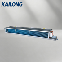 Unité de ventilo-convecteur à eau dissimulée au plafond, montage horizontal, pour le chauffage et la climatisation