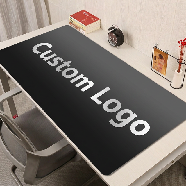 Wide XXL Rubber Desk Mat Cloth Surface Smooth Glide Nonslip Extended Desk Mat Custom Logo Wholesale