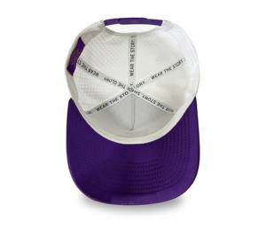 หมวกคุณภาพสูง 5 แผ่น ทรงสวย แห้งเร็ว เจาะรูด้วยเลเซอร์  โลโก้ยางติดด้านหน้า  โลโก้ปักด้านข้าง  ลดราคาพิเศษ - Product Image 3