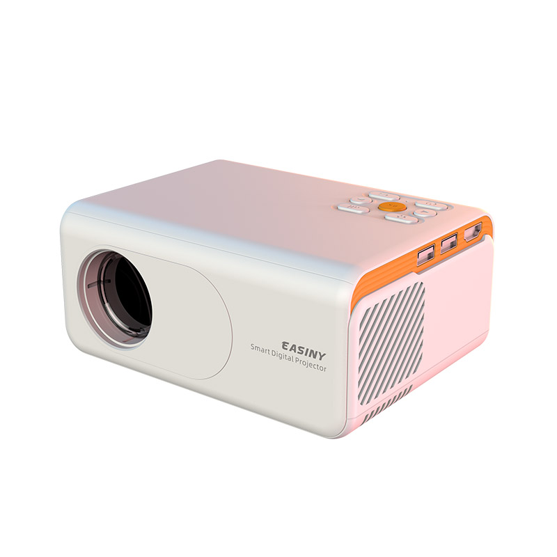 2022 new arrival E1 mirror wireless slim led high resolution multilingual home theater cinema education beamer projector