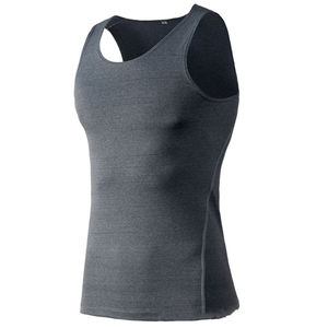 Gilet de fitness sans manches pour hommes respirant et confortable haut de compétition sportive musculaire simple à la mode débardeurs personnels - Product Image 1