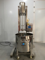 Homogénéisateur de levage pneumatique mélangeur à tambour Mobile cosmétiques peinture sirop électrique homogénéisation mélange émulsifiant Machine