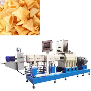 Linea di produzione di chips trombe macchina automatica per la lavorazione di alimenti fritti snack macchinari per la produzione
