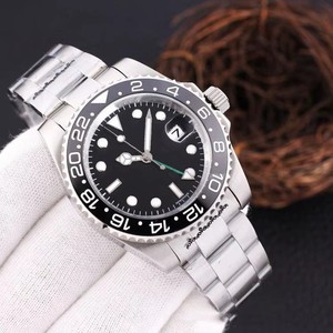 Erkek Otomatik Lüks Mekanik Safir Cam Kristal Paslanmaz Çelik Kayışlı Moda Tasarımcısı Günlük İş Saati - Product Image 4